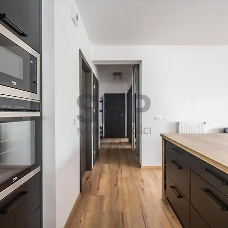 Przestronny Nowoczesny Apartament Z Widokiem Na Rzeke W Centrum Wroclawia 아파트